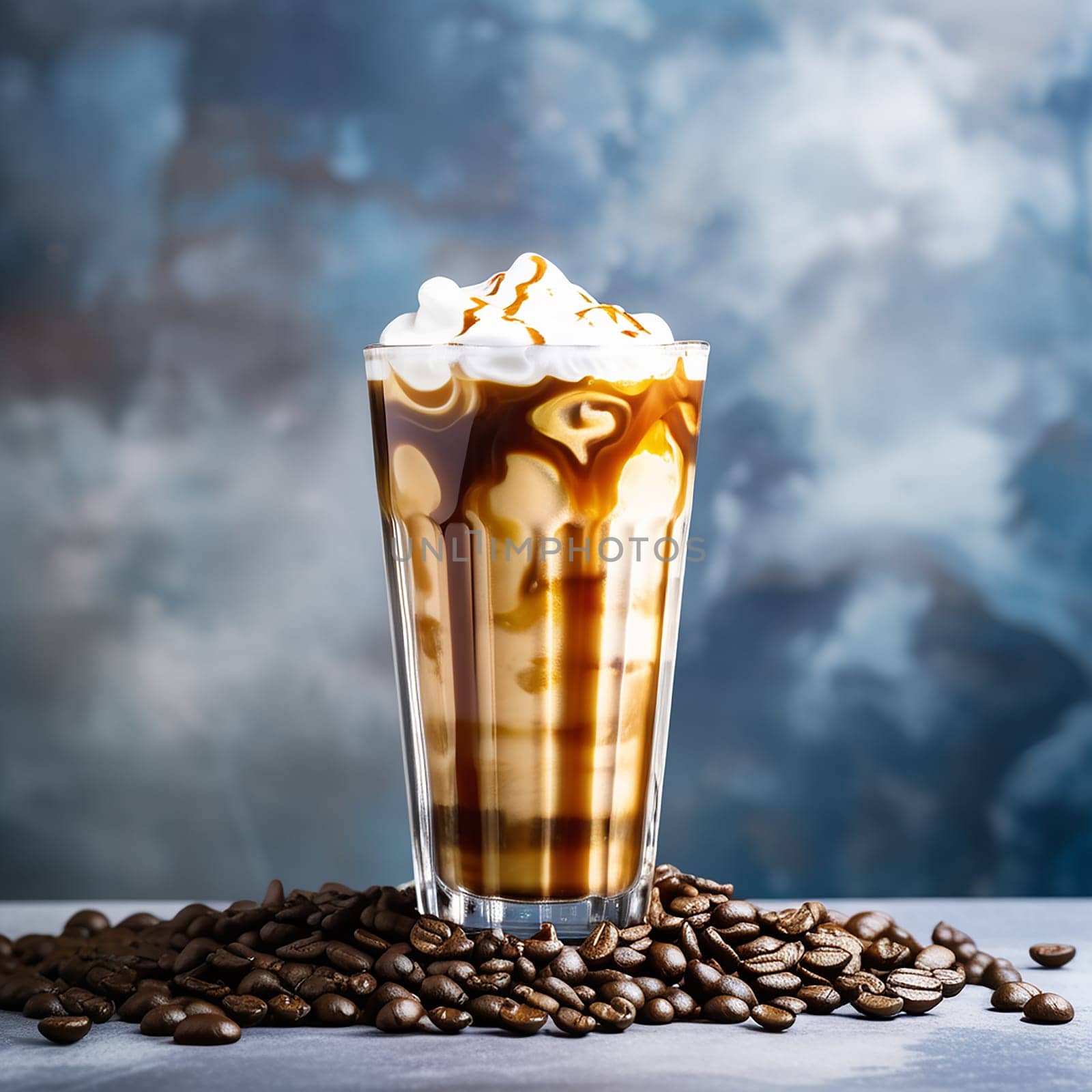 Iced Coffee in a Tall Glass