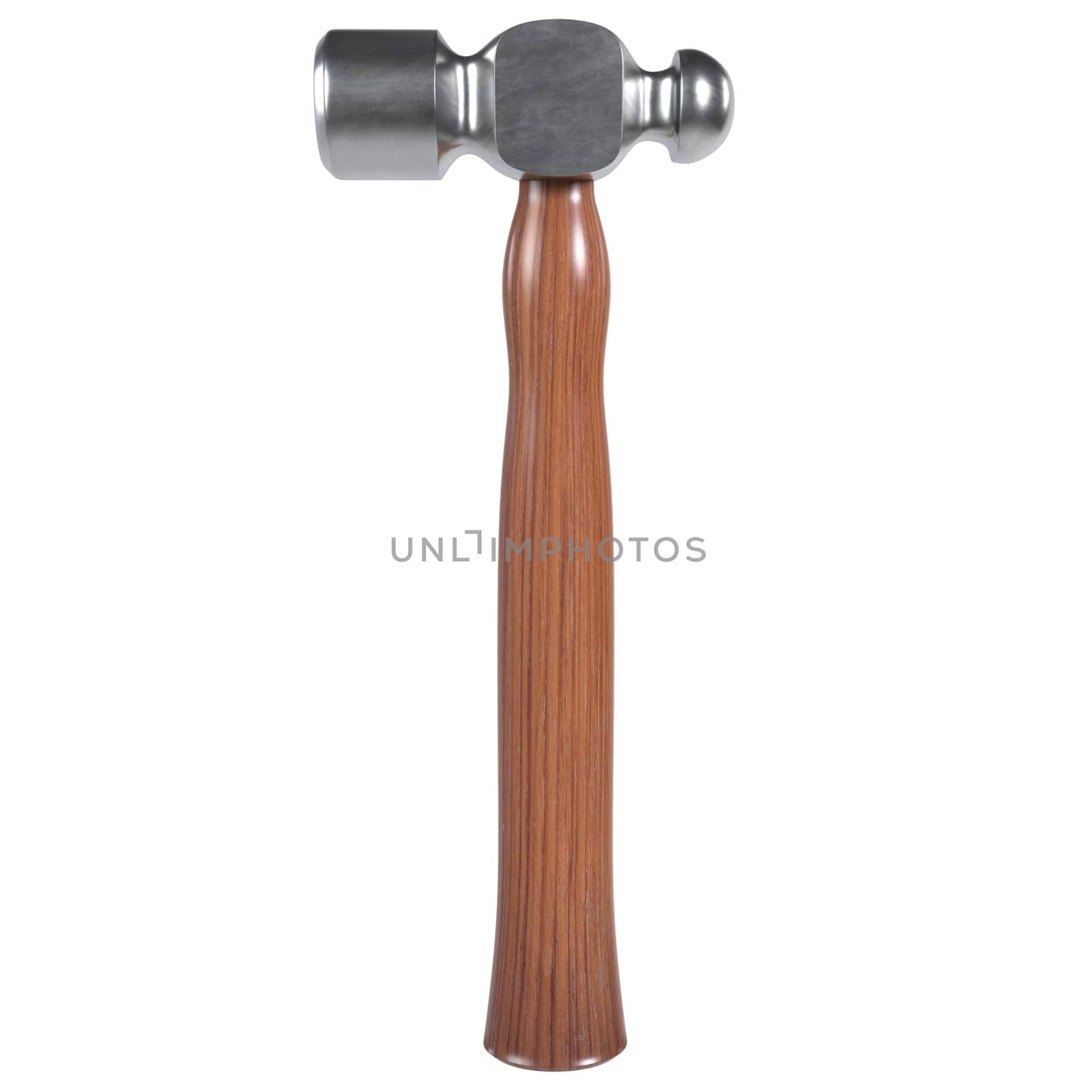 Hammer isolated on white background. High quality 3d illustration