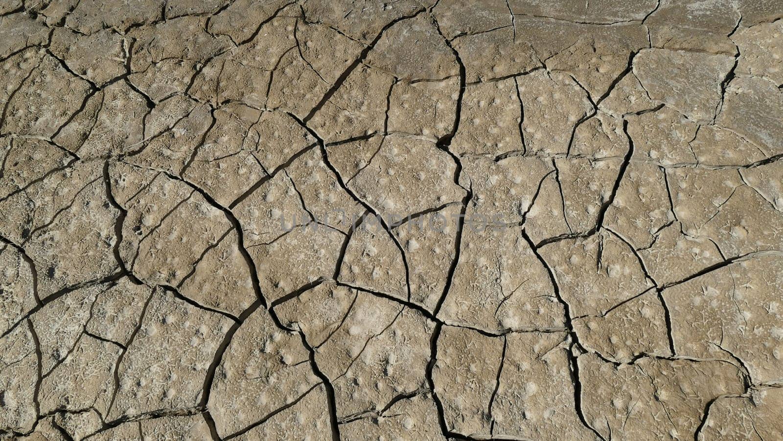 Waterless soil of the Yesa reservoir in Navarre - October, 2019