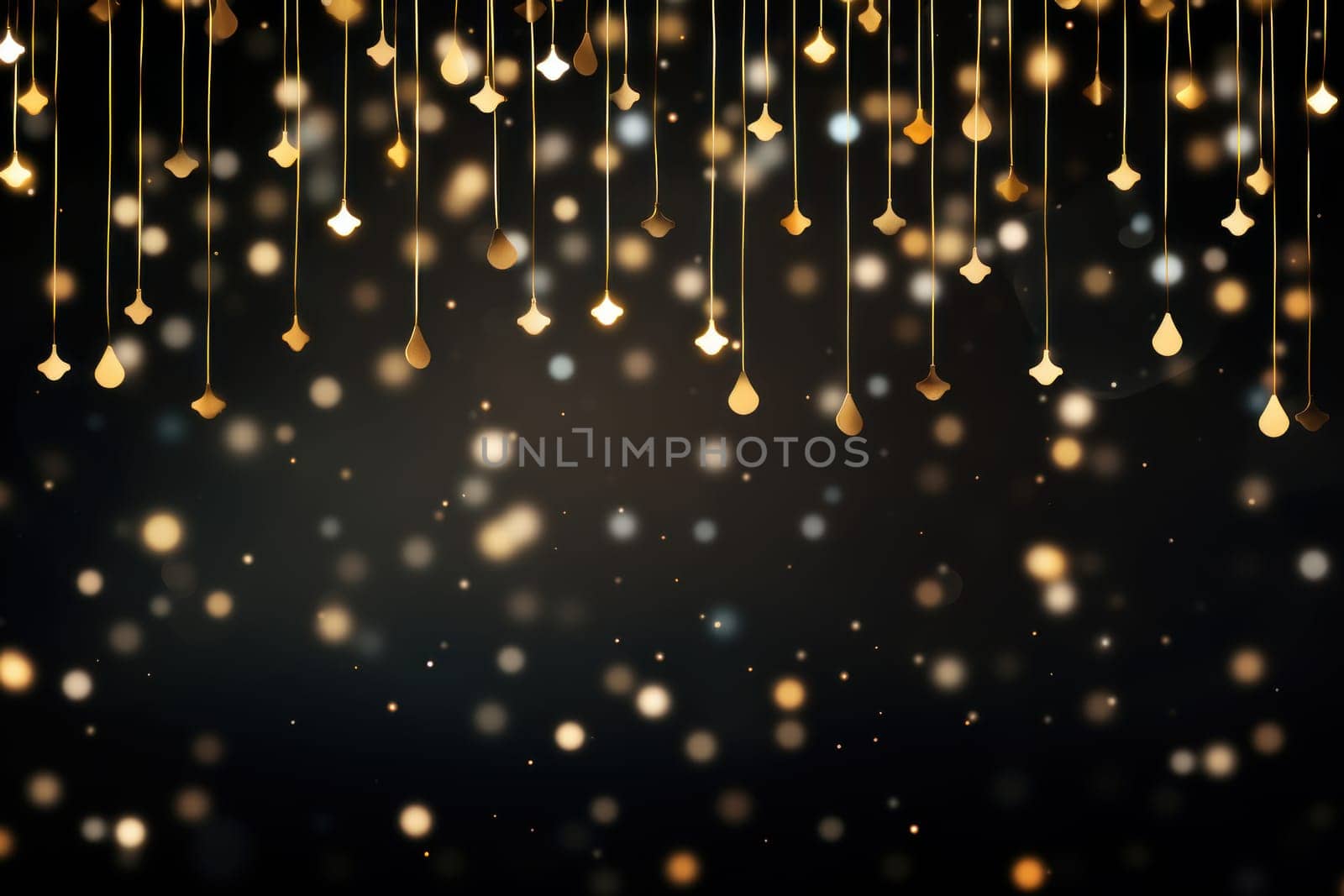 Happy new year frame banner. Generative AI.