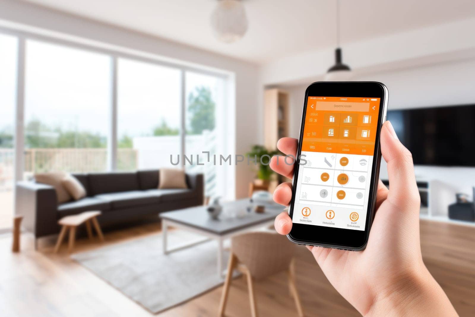 Smart home solutions, remote control via mobile devices and energy optimization. Generative AI.