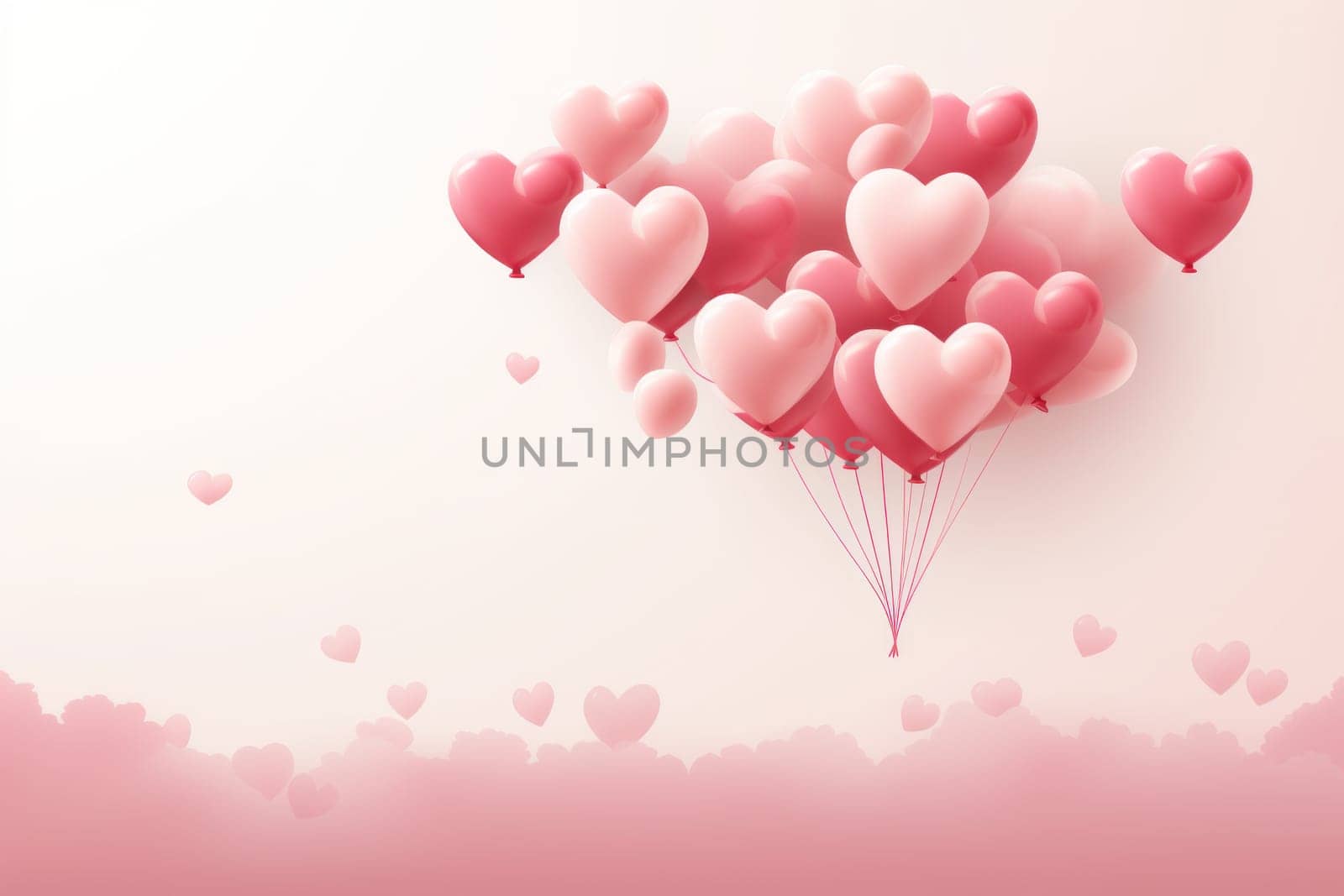 Social media poster design for valentine day. Generative AI by golfmerrymaker