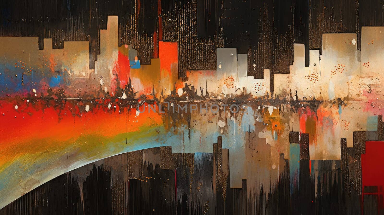 abstract color rainbow background LGBTQIA, ai