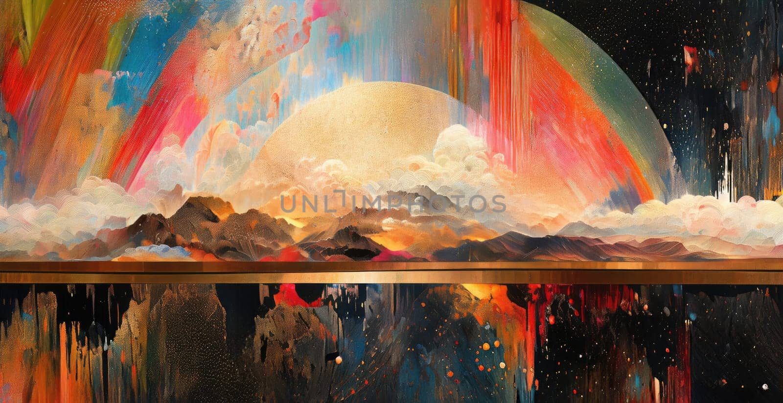 abstract color rainbow background LGBTQIA, ai