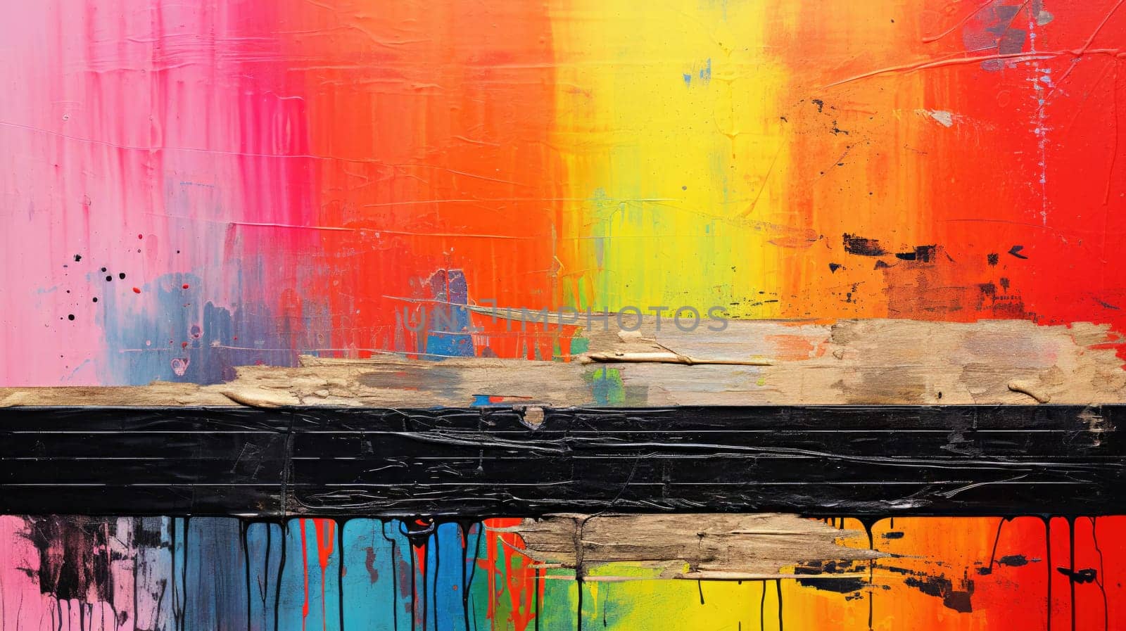 abstract color rainbow background LGBTQIA, ai