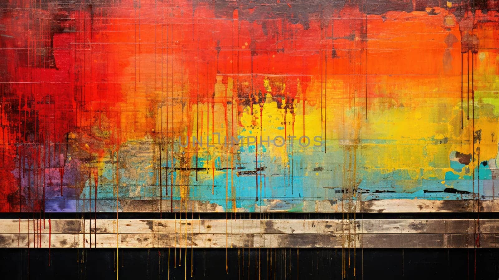 abstract color rainbow background LGBTQIA, ai