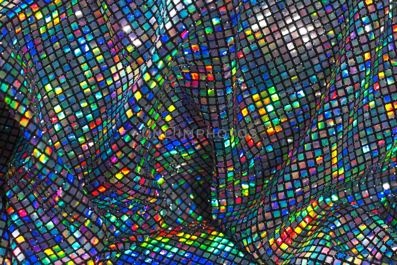 Large size colored sequin fabric, clothing items