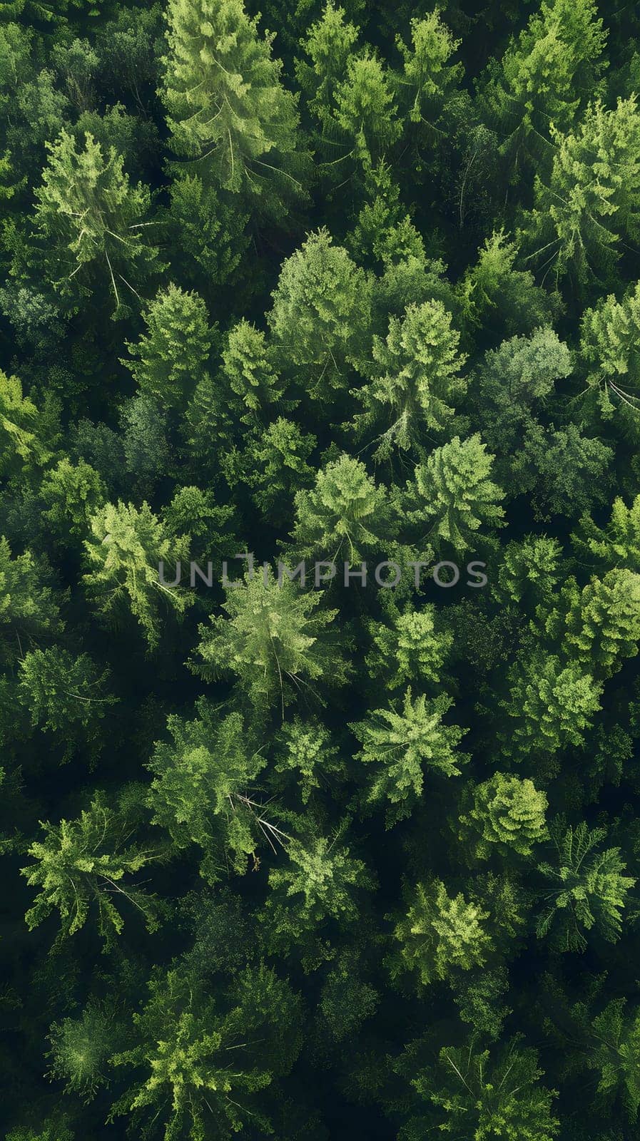 green forest textured monochromatic background, generative ai by Chechotkin