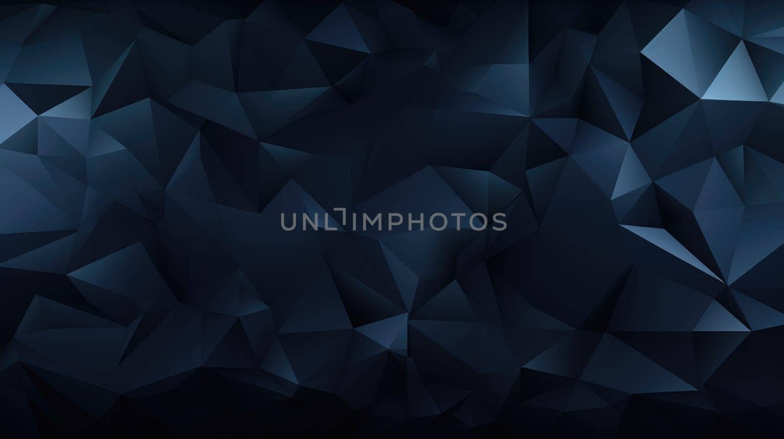 Low poly triangle pattern background, Web profile banner backgrounds, AI Generative by nijieimu