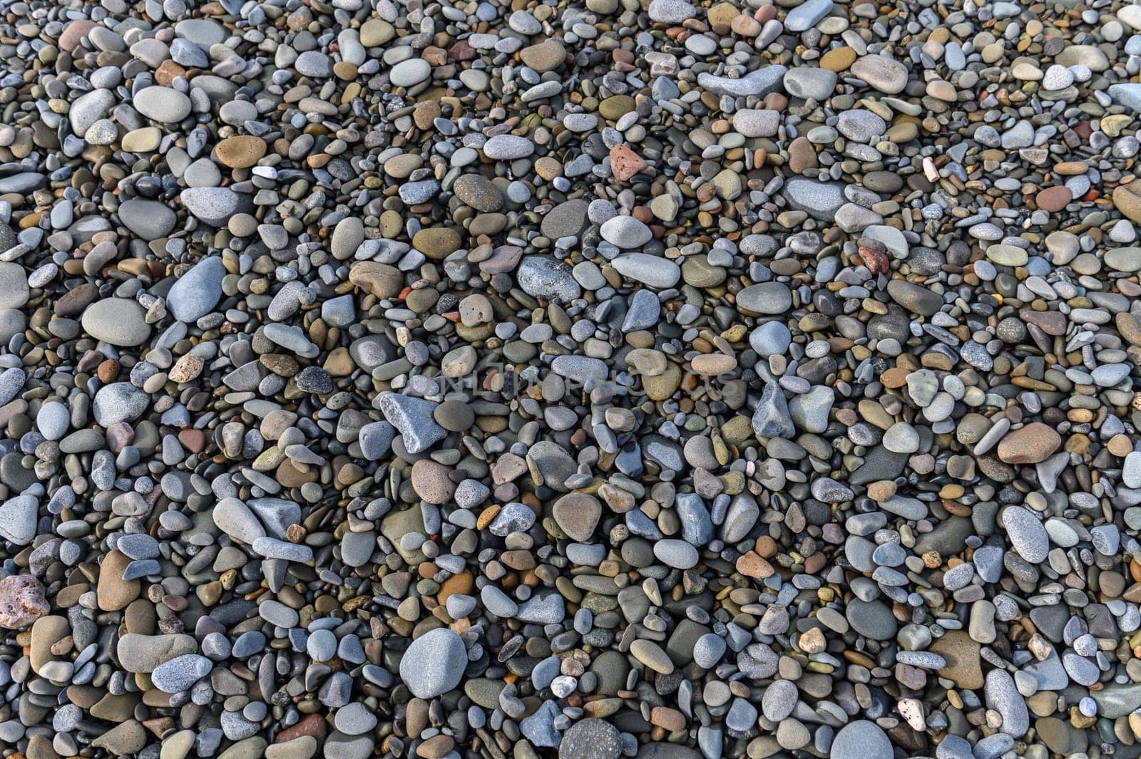 sea ​​pebbles by the Mediterranean sea on a winter day in Cyprus 2