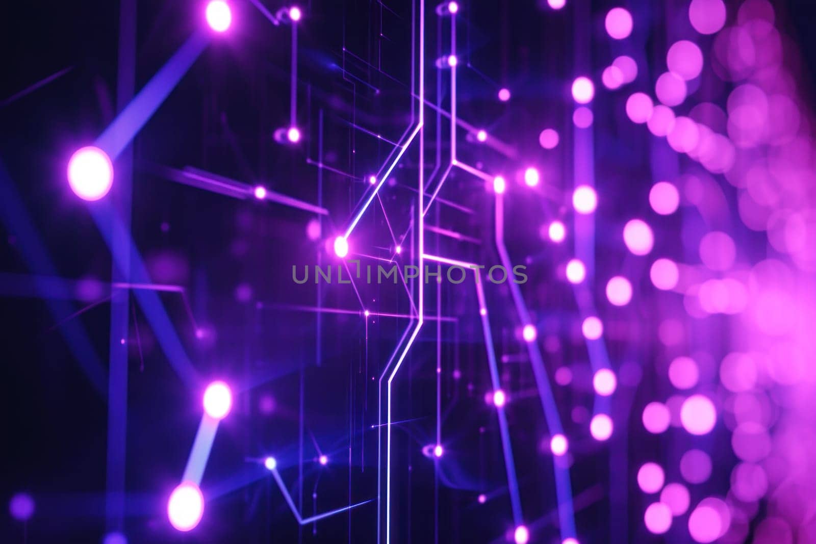 Abstract cyber background light violet and navy. Generative AI.