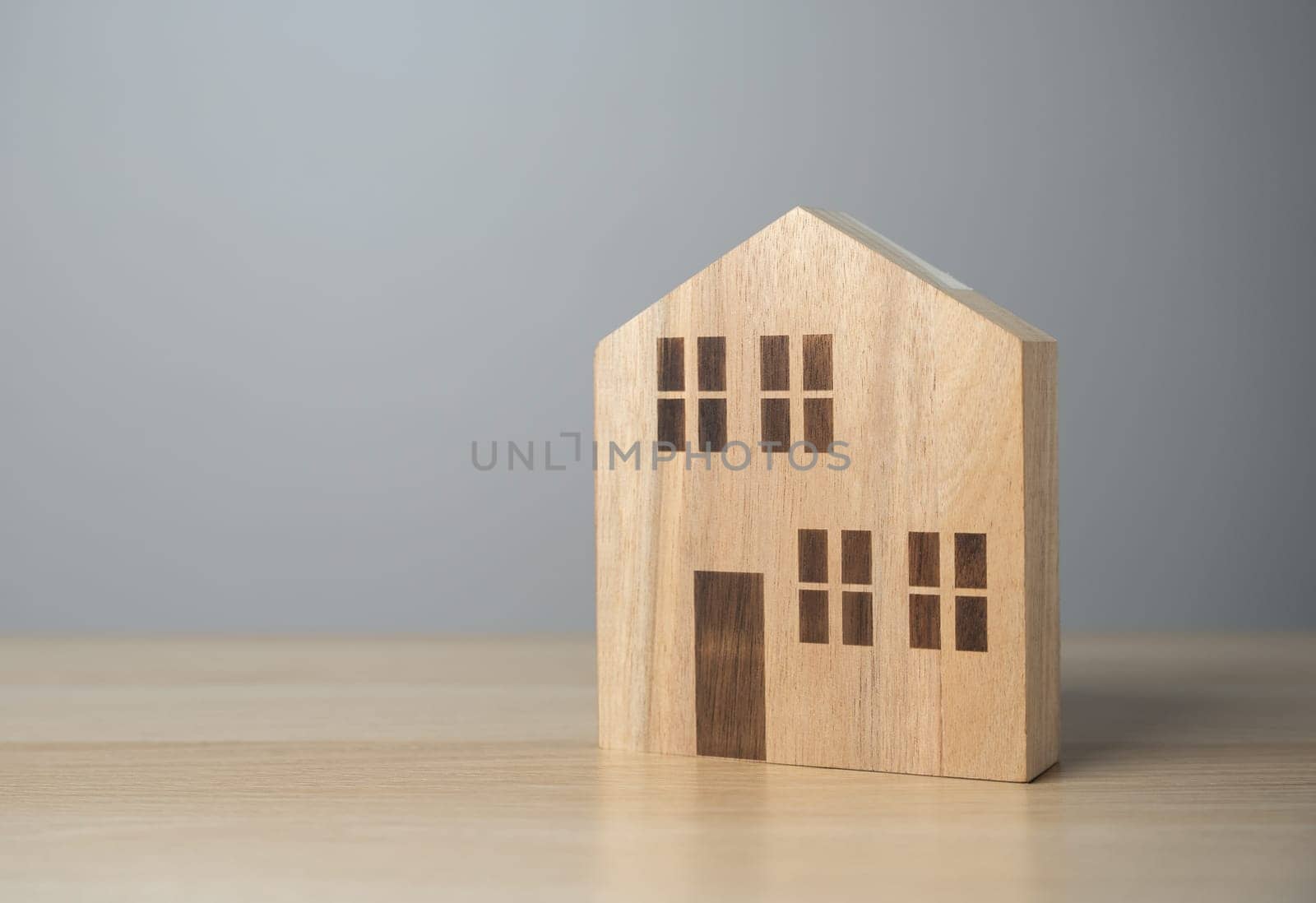 Wooden house figurine. Affordable housing. Buying a nice house. Garden work, landscape design. Figurine. Mortgage and loan. by iLixe48