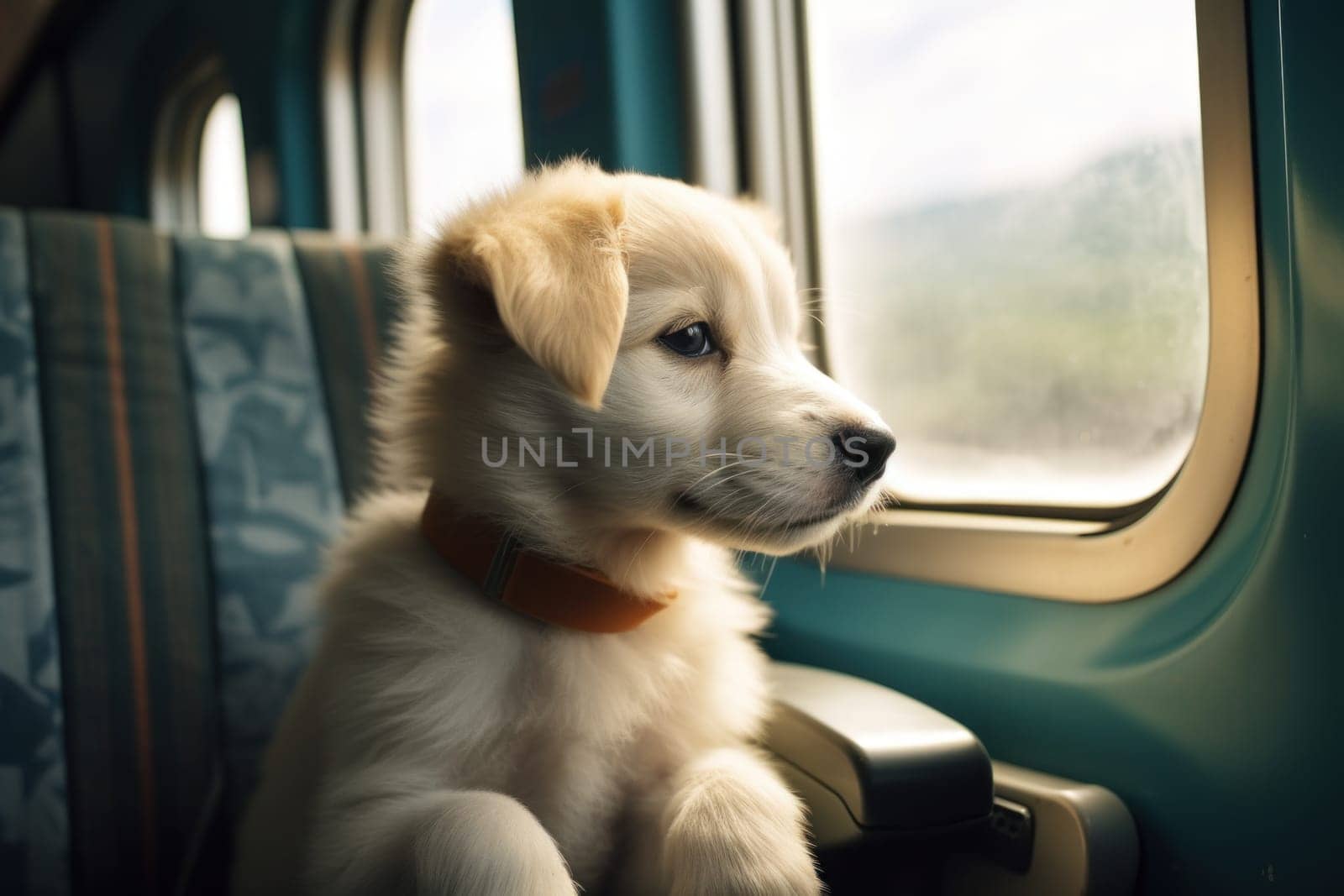 holiday vacation dog, travel with pet concept by nijieimu