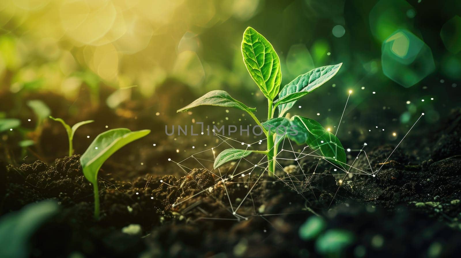 Sprout Agricultural Technologies banner, Agriculture Innovation Concept.