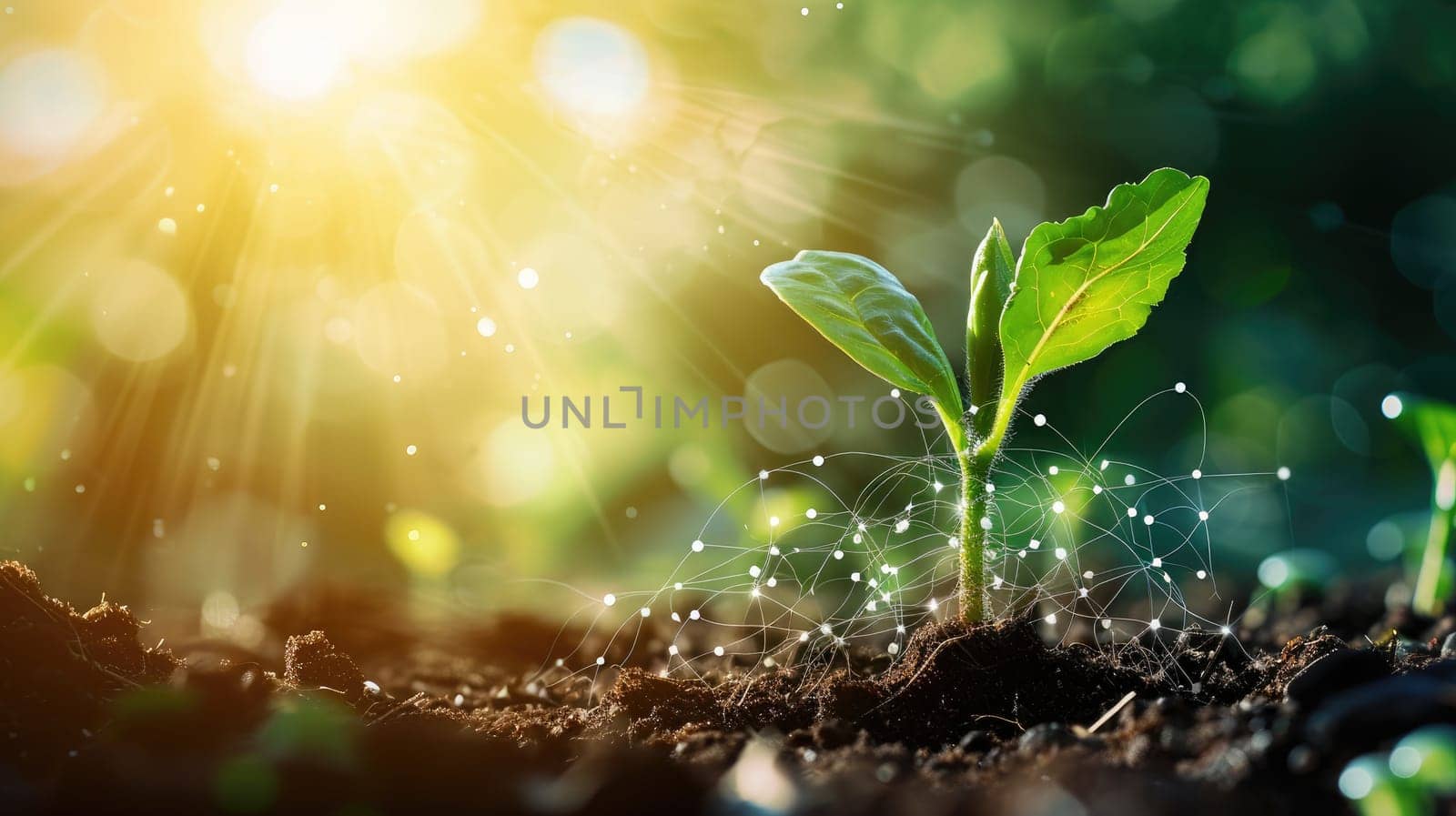 Sprout Agricultural Technologies banner, Agriculture Innovation Concept.