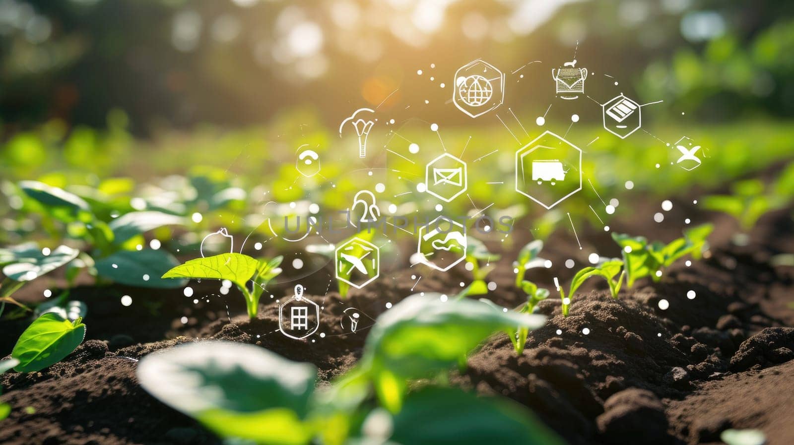 technology in farming, Precision farming system uses artificial intelligence to optimize crop yields.
