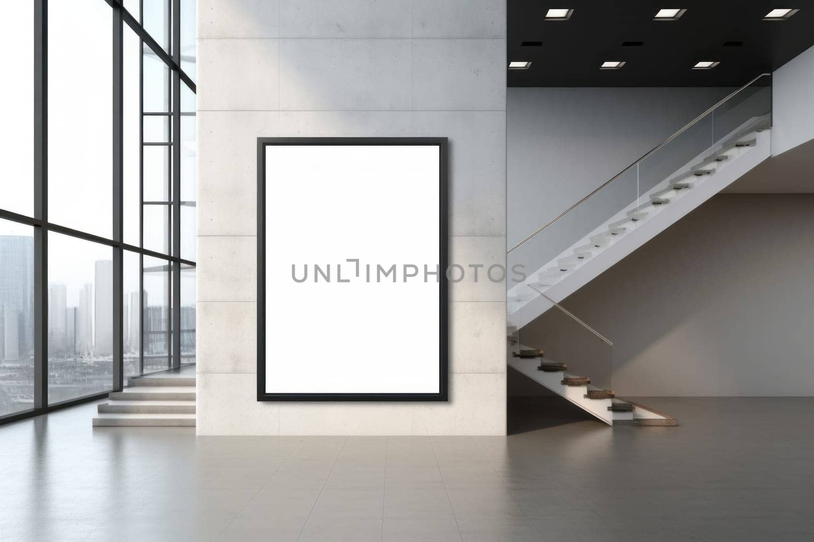 Photo of stair mockup concept.