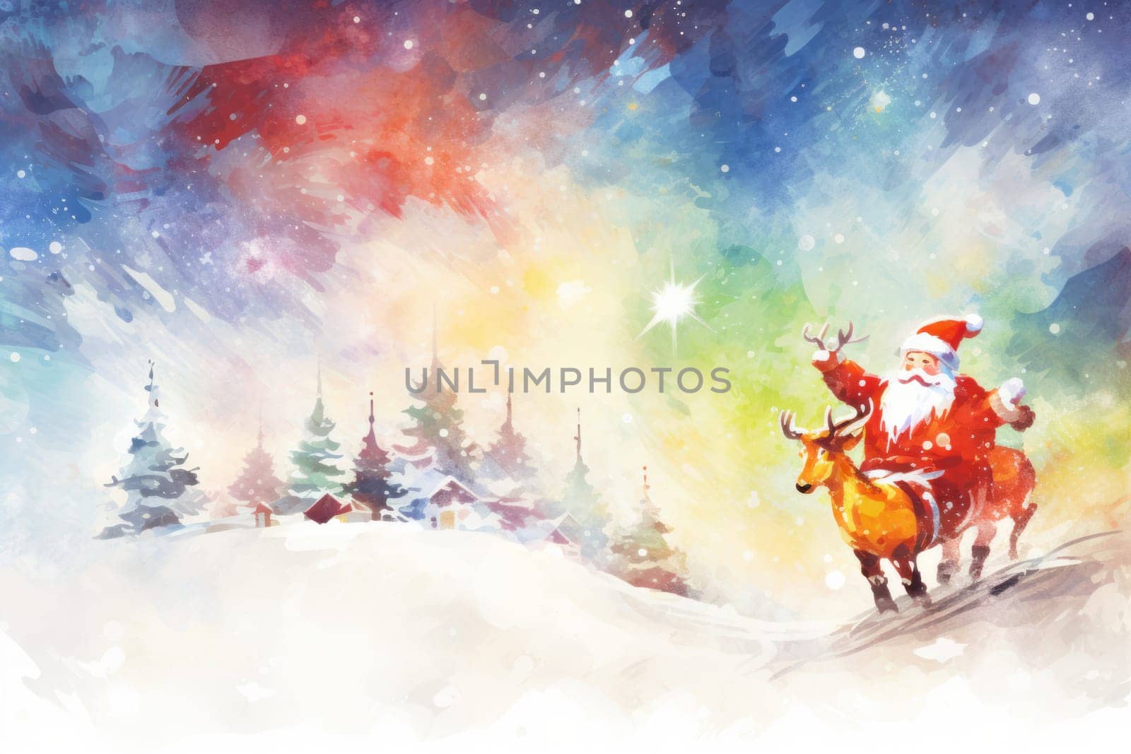 Merry Christmas artistic templates greeting card.