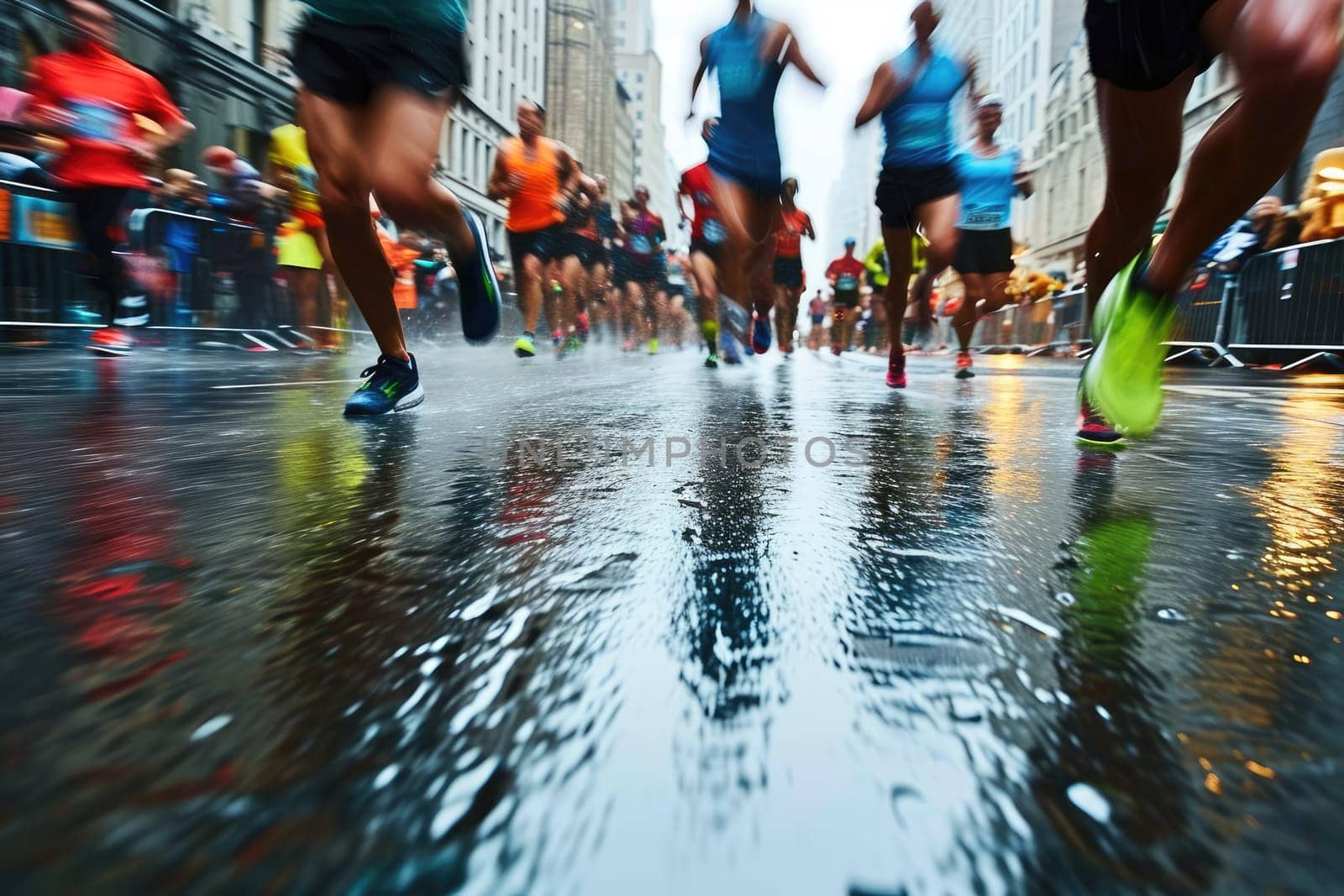 Running poster, Colorful Running marathon poster, sport and activity background.