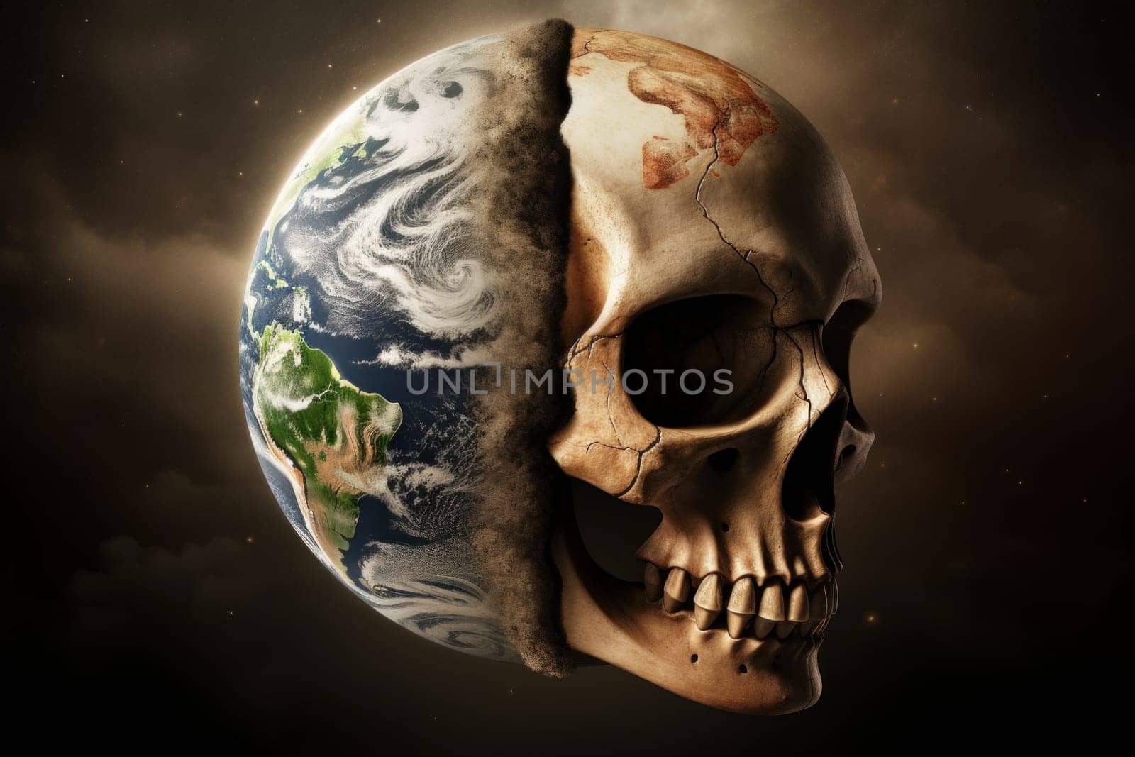 Concept Global warming around the world.