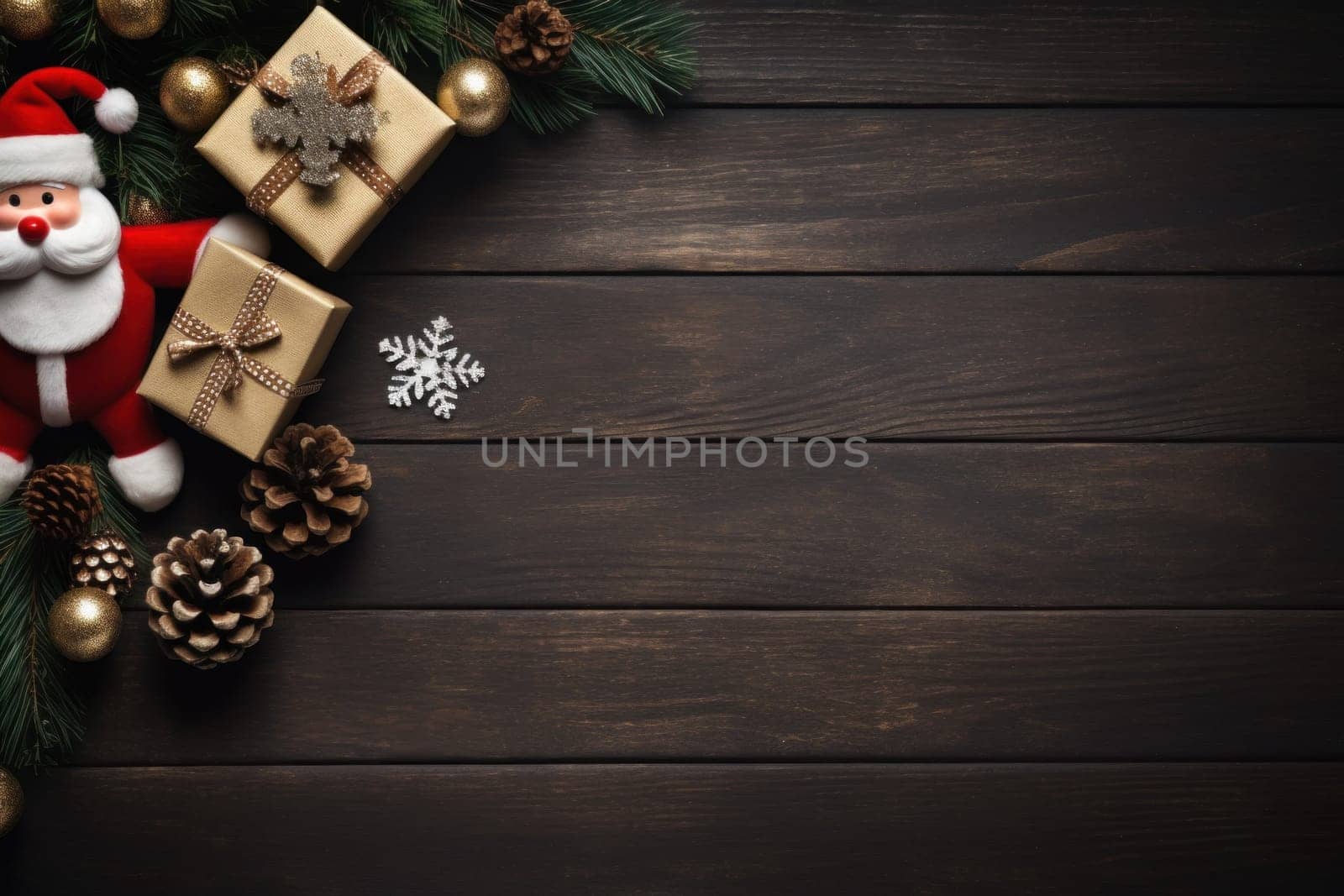 Christmas day background with Copy space.