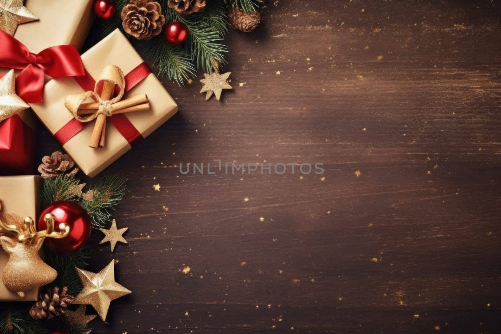 Christmas day background with Copy space.