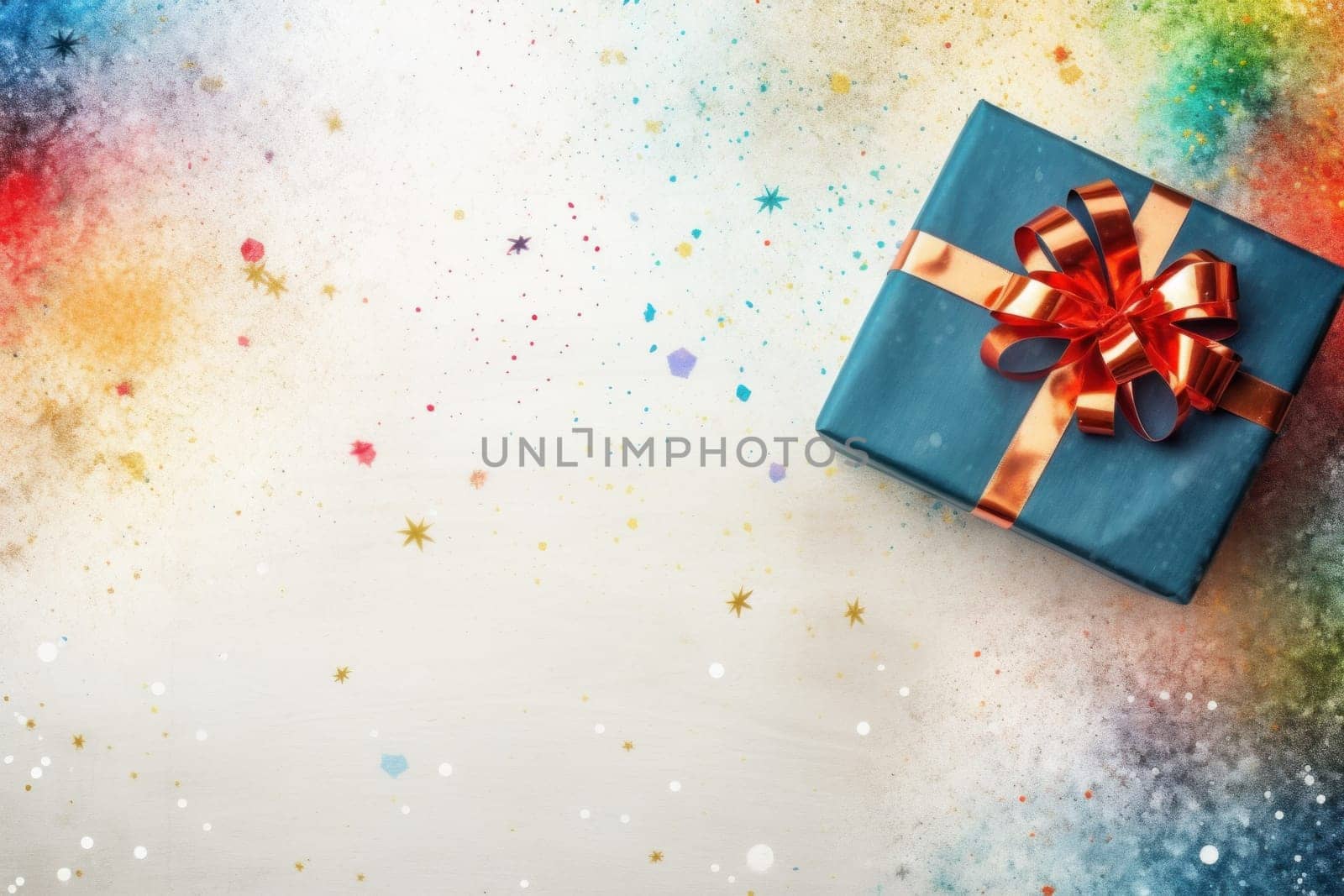 Top view Merry Christmas and Happy Holidays greeting card, frame, banner.
