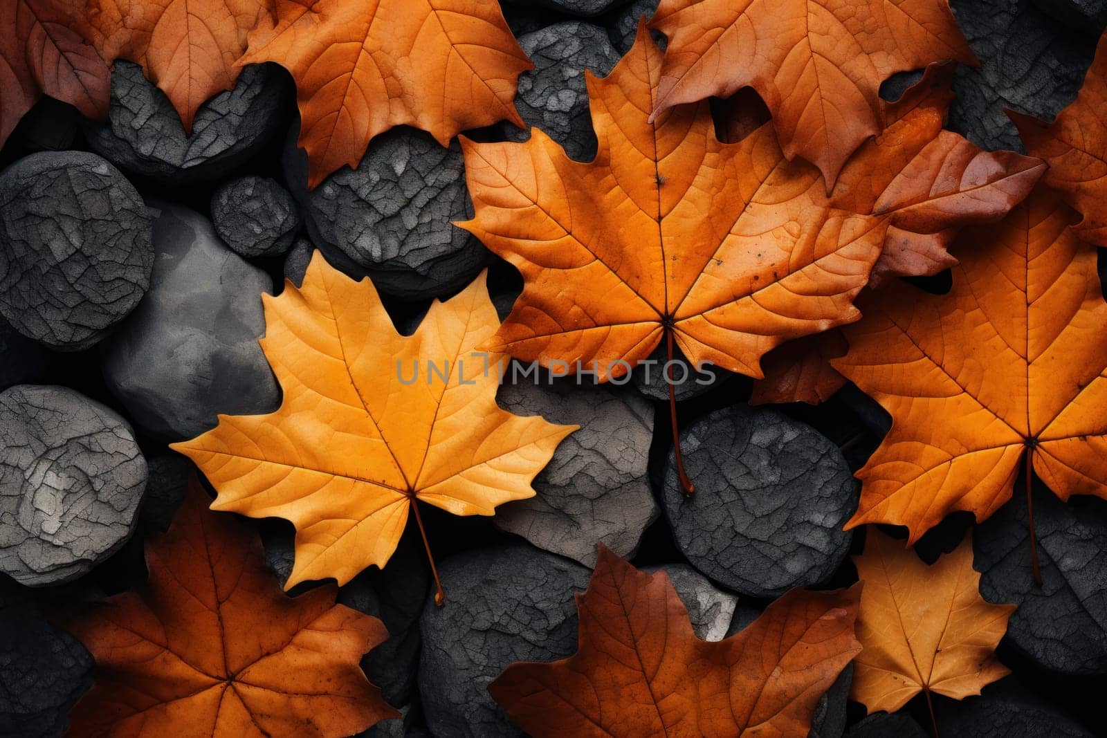 autumn leaves background, background image of fallen autumn leaves.
