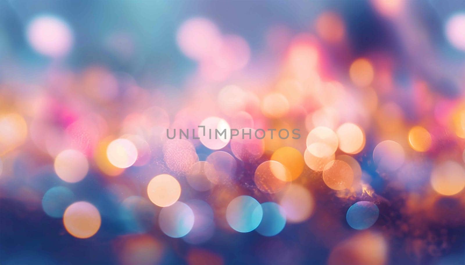 Defocused abstract bokeh background pastel colored, flare from lights, blurred round bokeh as holiday fon, celebration wallpaper. Glittering aesthetic textured pattern Purple,pink neon lights by Annebel146