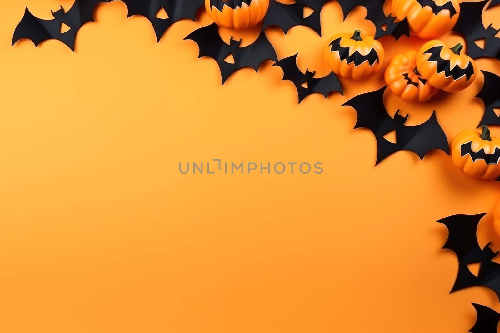 Halloween Day on the abstract background.