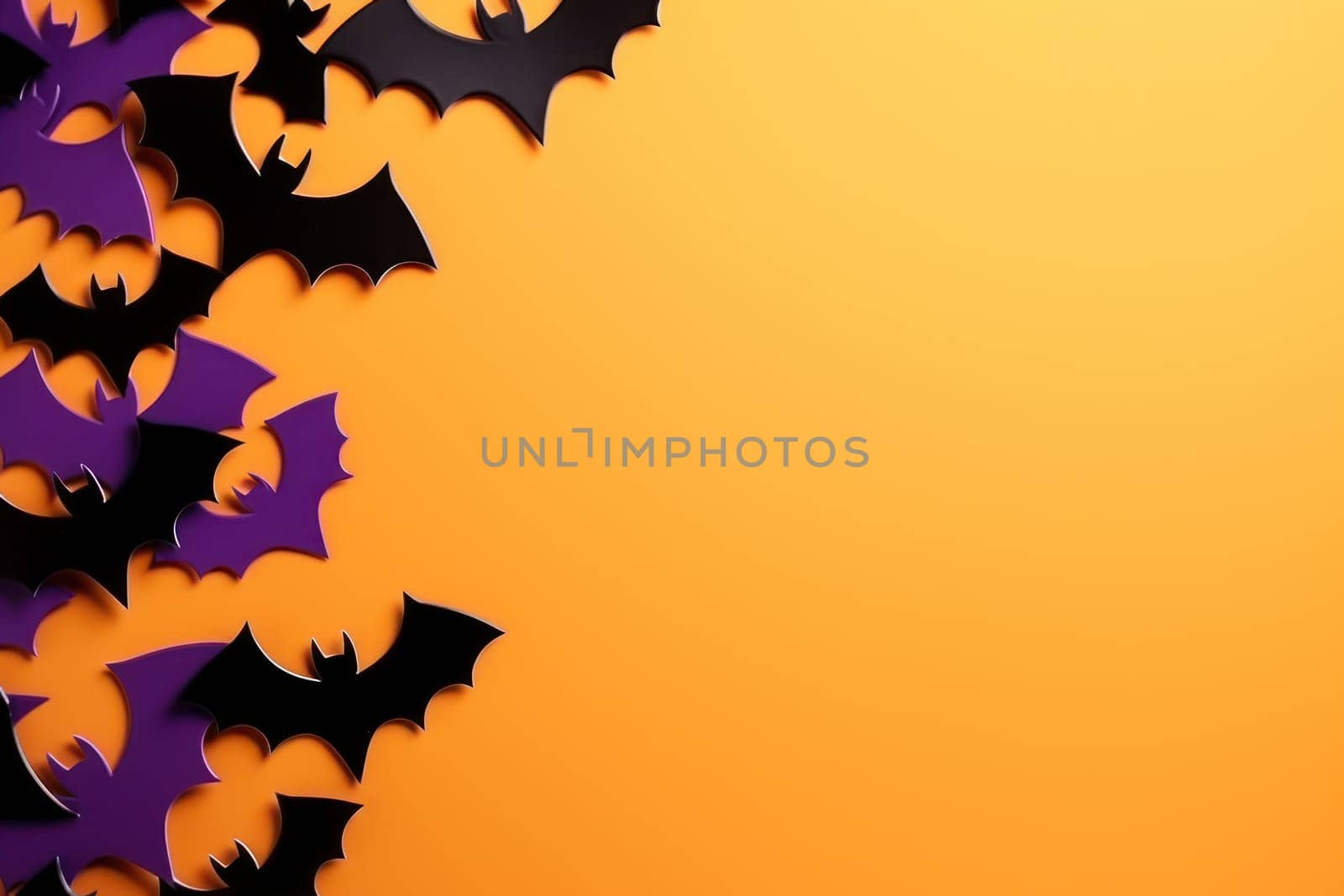 Halloween Day on the abstract background.