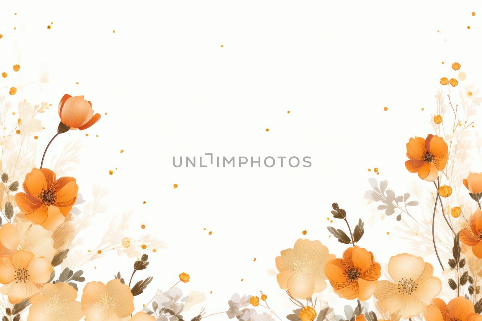 flower flora blossom background, Generative AI.