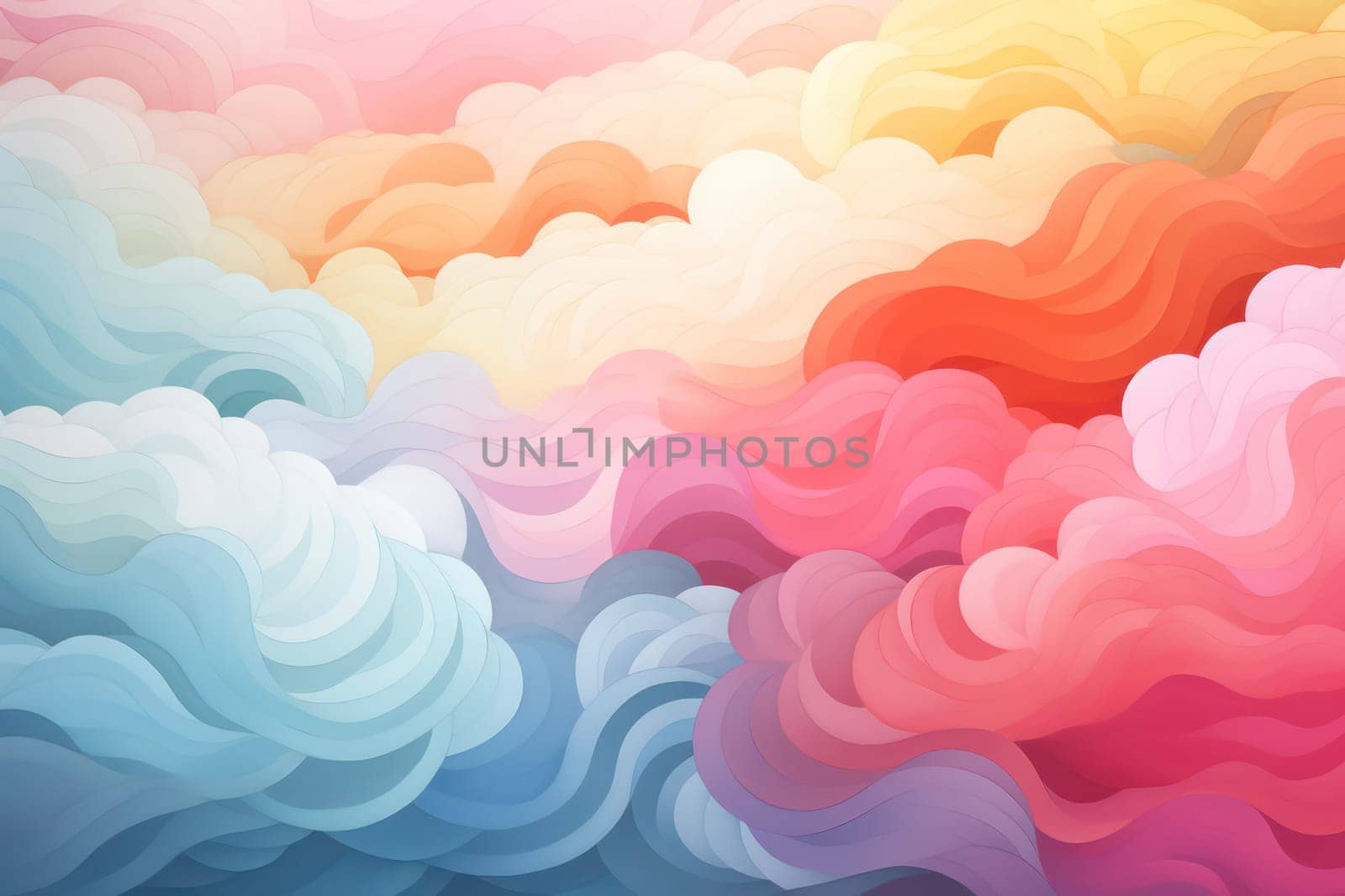 Abstract background with rainbowLGBTQ Genarative AI by nijieimu