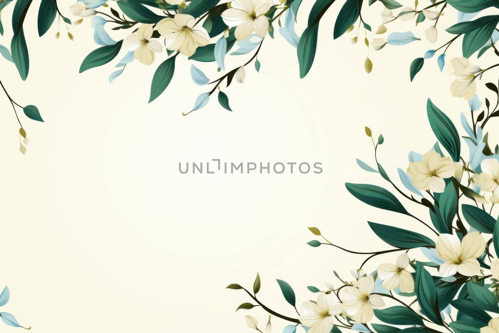 flower flora blossom background, Generative AI.