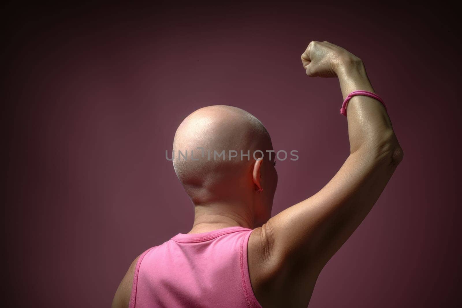 breast cancer fighter concept background.