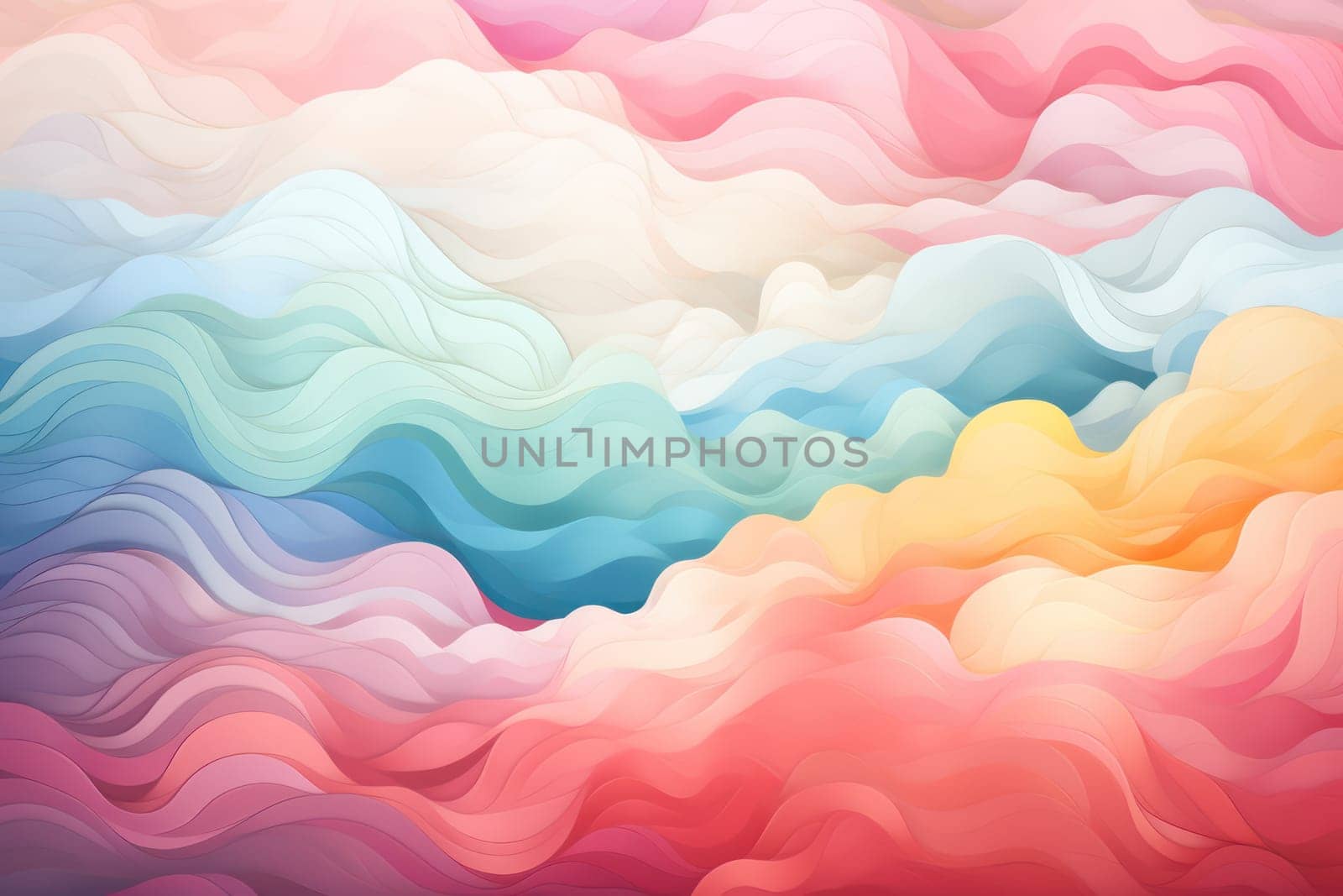 Abstract background with rainbow LGBTQ Genarative AI.