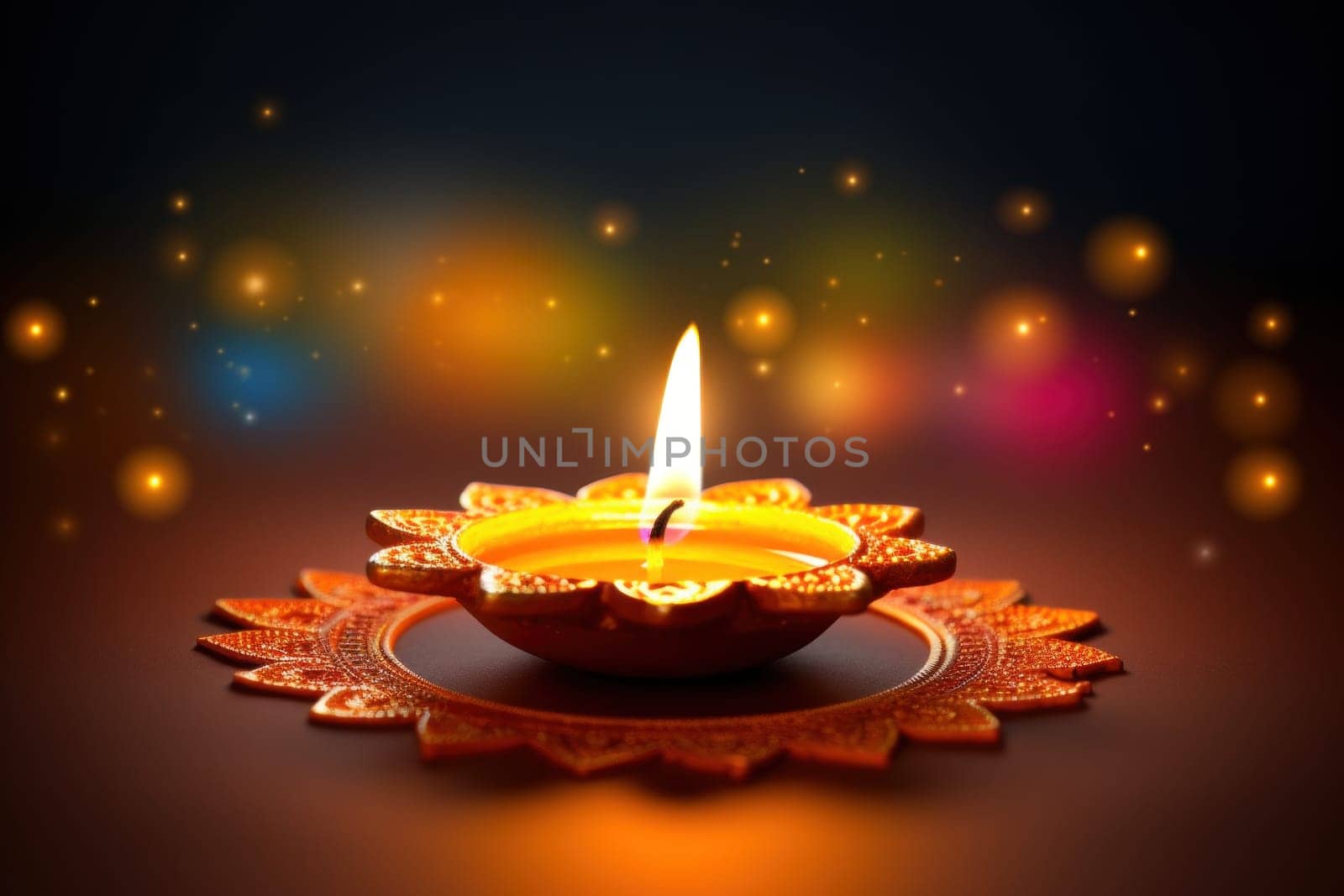 Happy Diwali Celebration concept background.