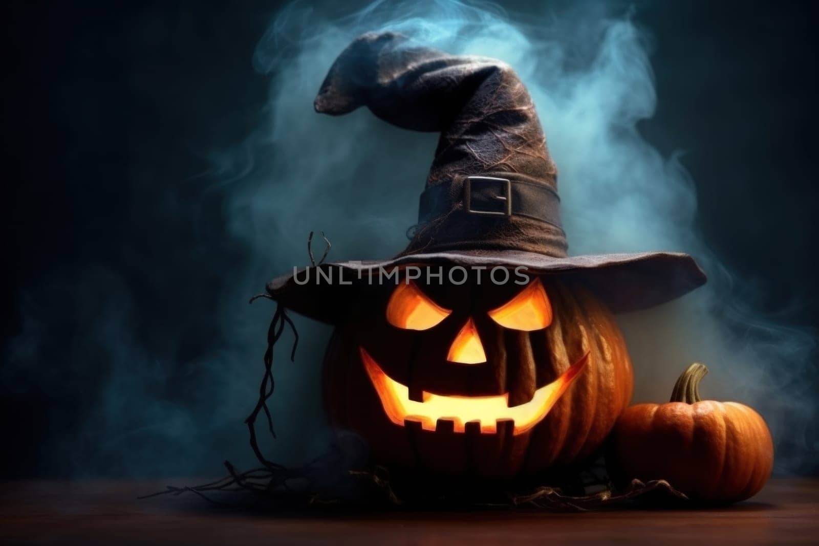 A studio shot of a halloween concept darkness background.