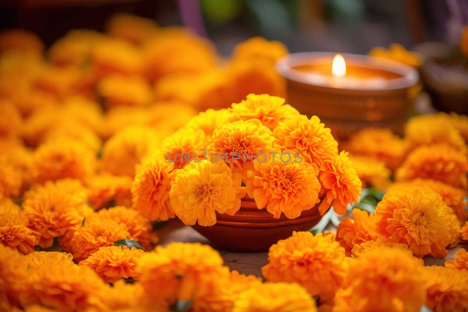 Happy Diwali Celebration concept background.