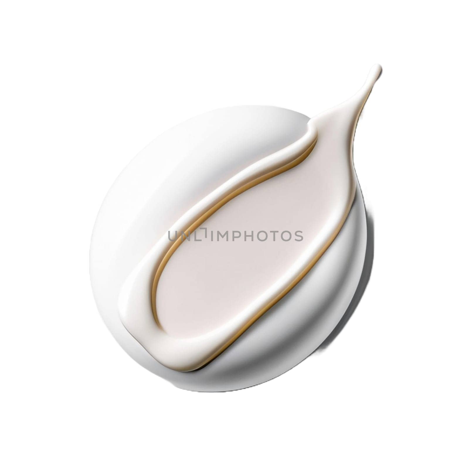 Cosmetic white cream balm texture smudge isolated. png. White cosmetic face cream texture. Lotion smear isolated on white background. Beauty skincare product swatch. BB cream smudge. High quality image