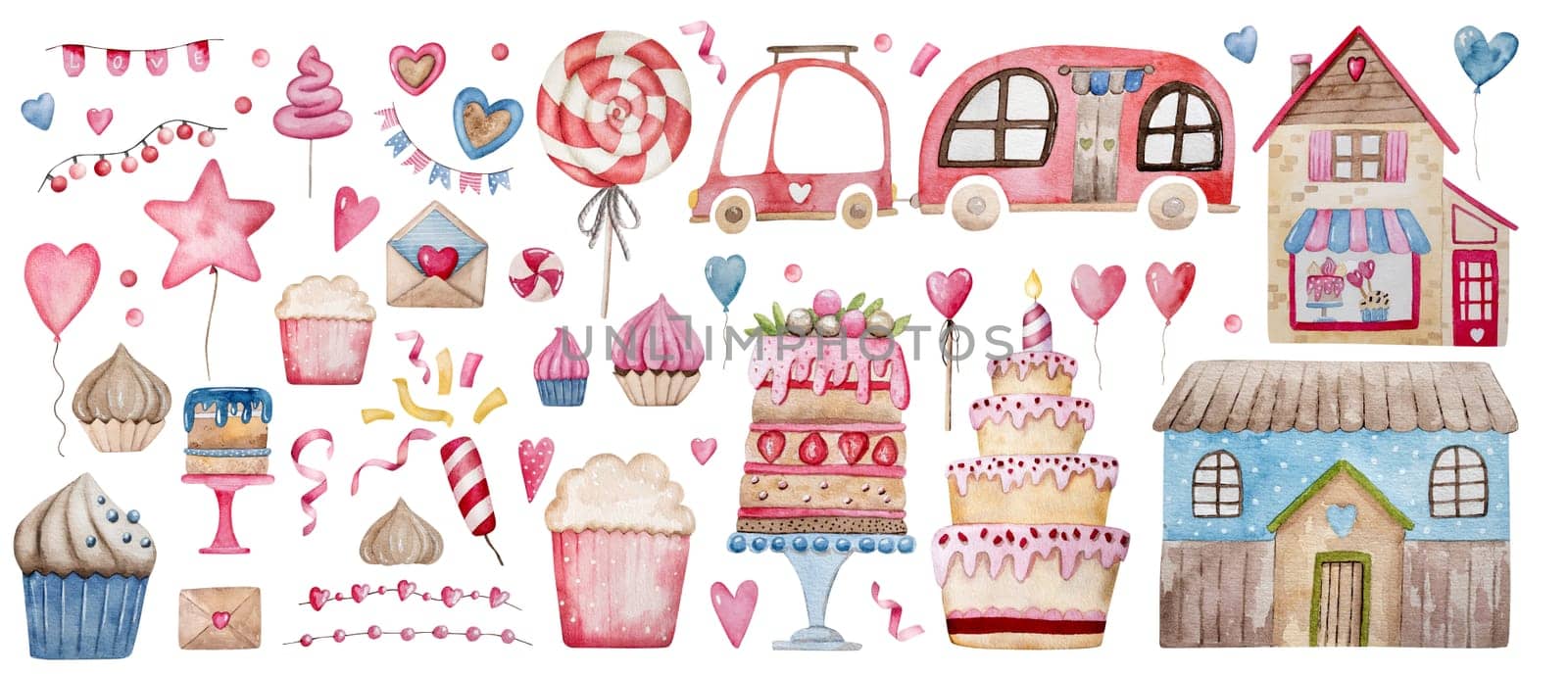 Valentine'S Day Clipart Set: Gifts, Hearts, Sweets, Etc by tan4ikk1