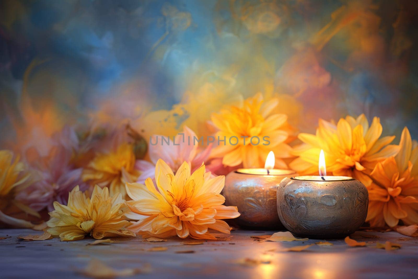Happy Diwali Celebration concept background.