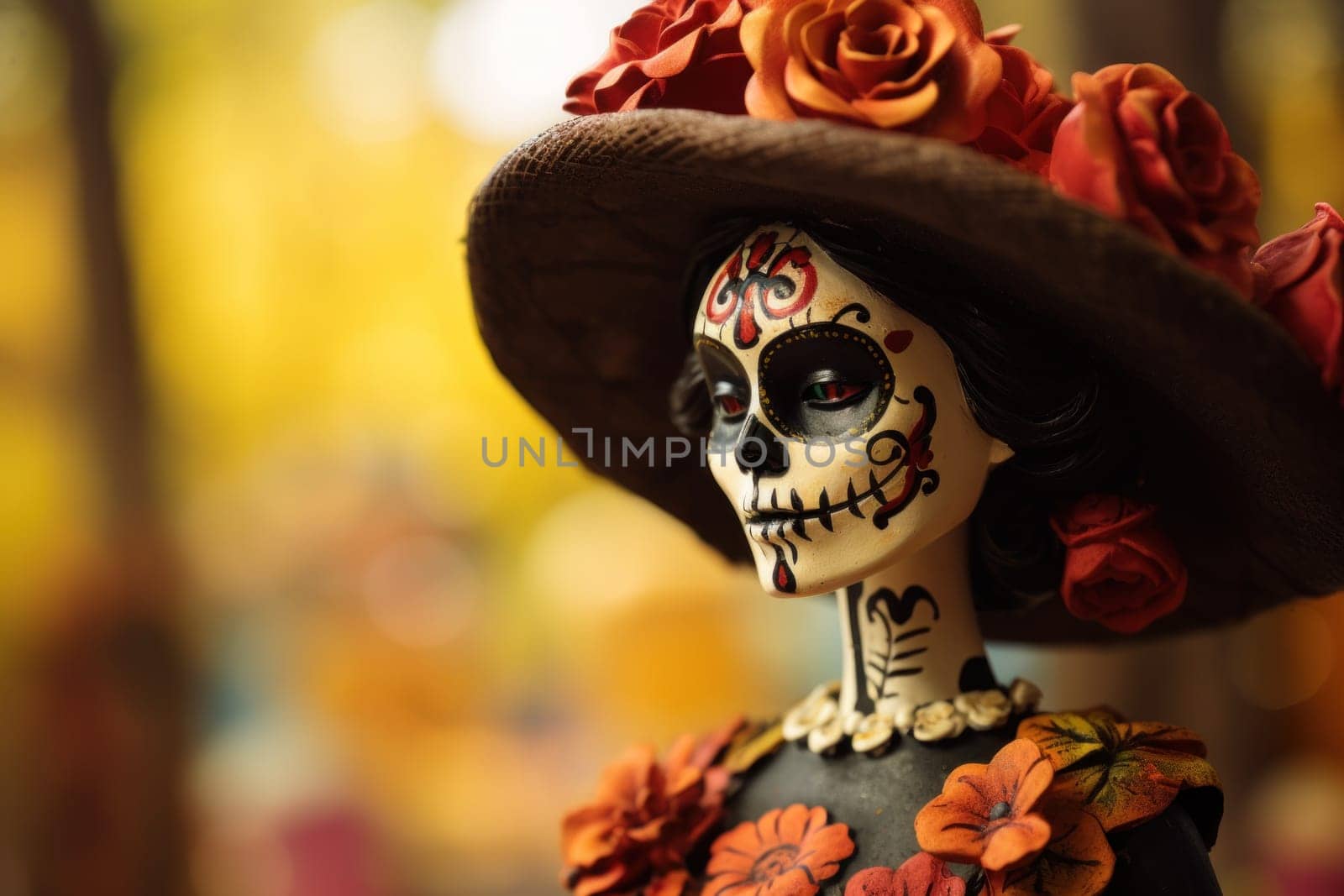 Photo of Day of the dead concept background.