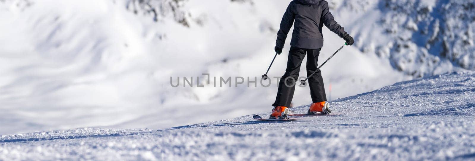Winter Glide: Skiing the Alpine Slopes by Juanjo39