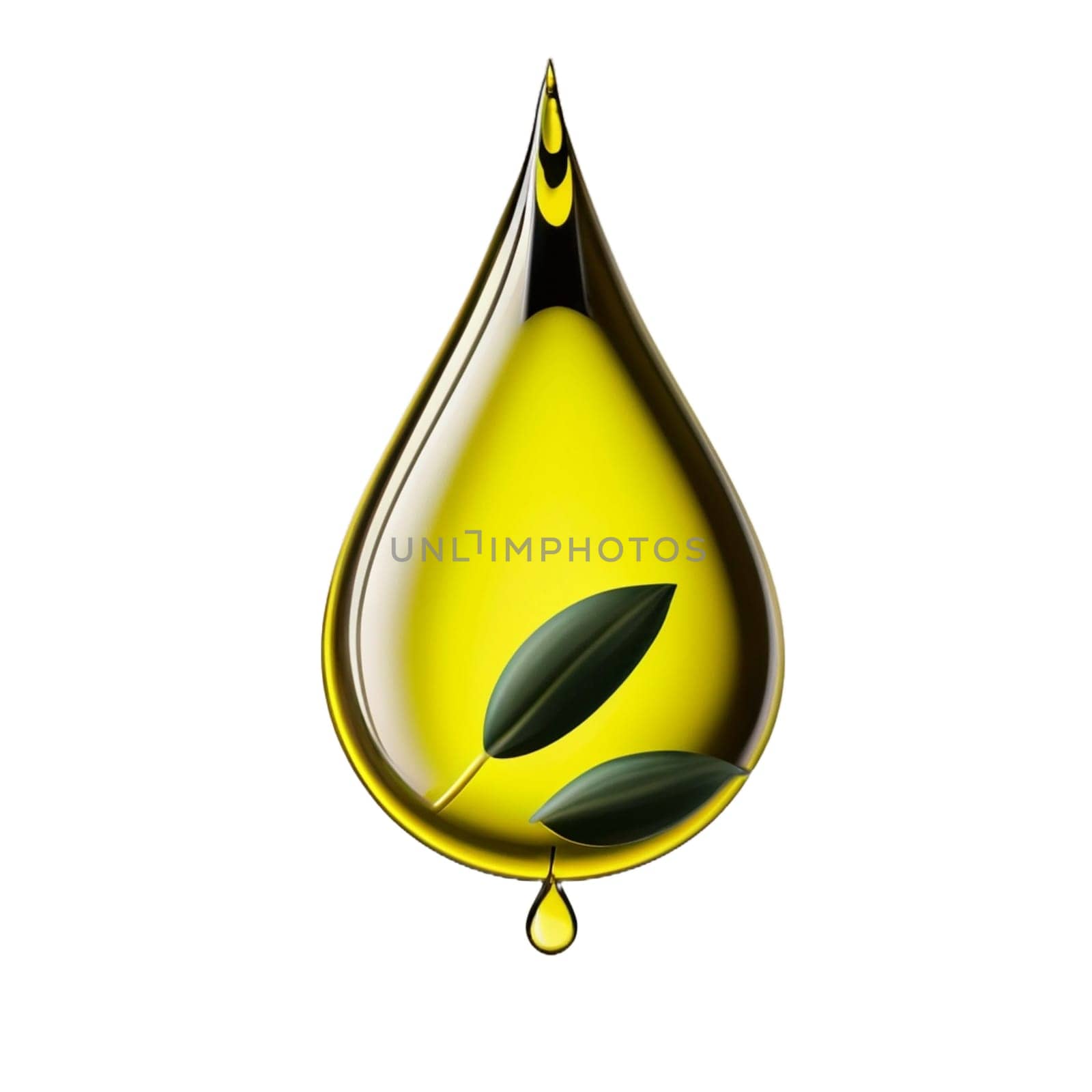 Oil drop isolated on braun background as industrial or petroleum concept. png image. High quality image