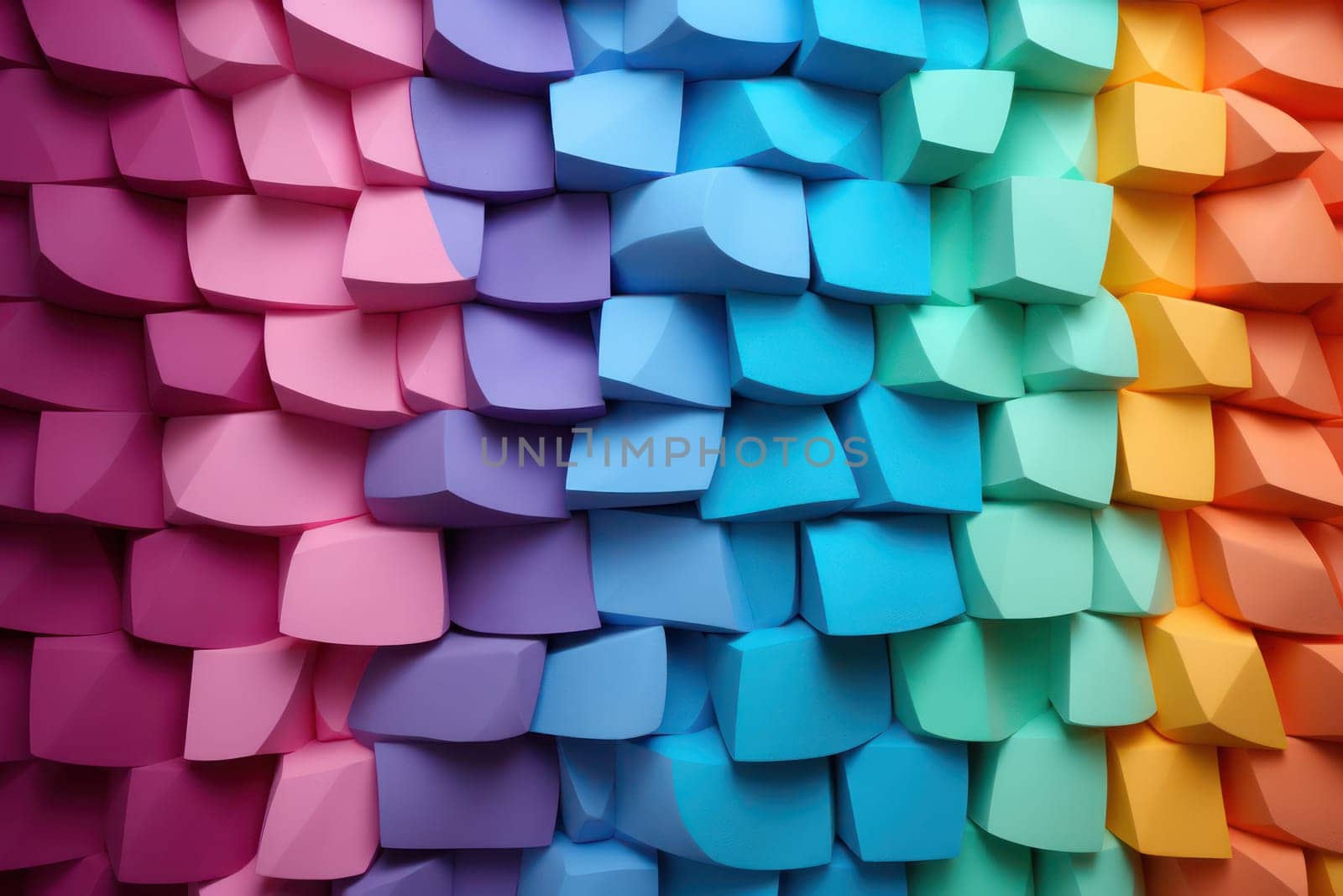 Abstract background with rainbow LGBTQ Genarative AI.