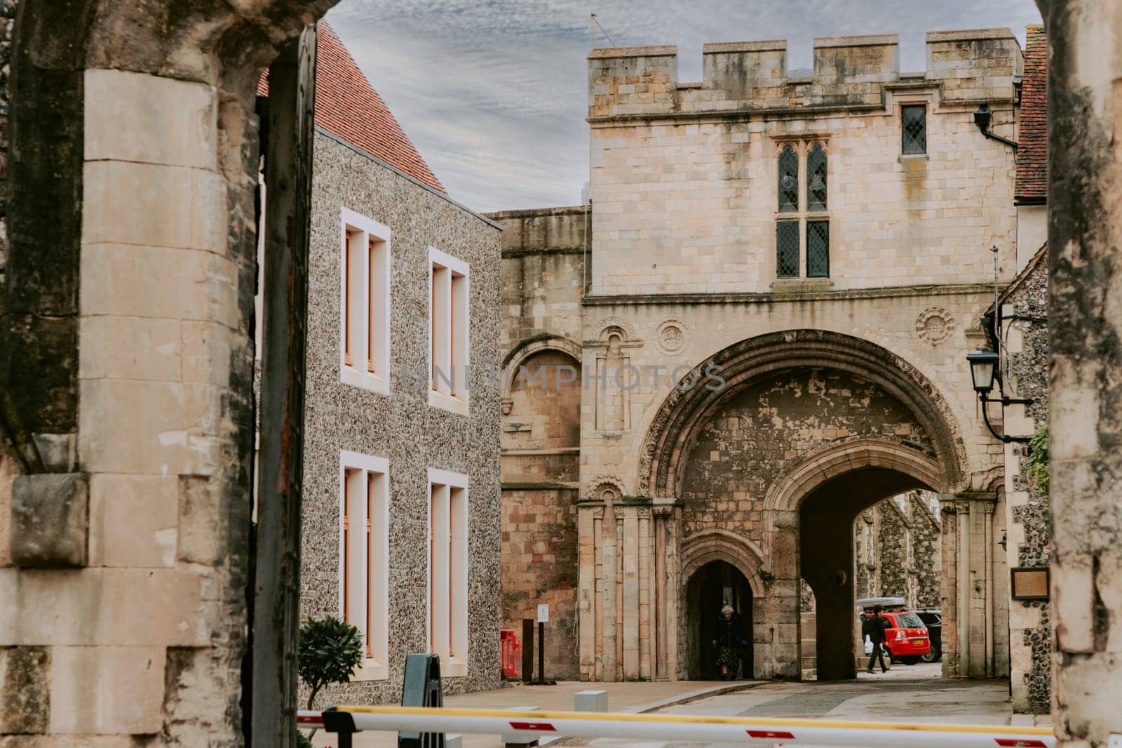 Medieval tower in Canterbury, United Kingdom by Suteren