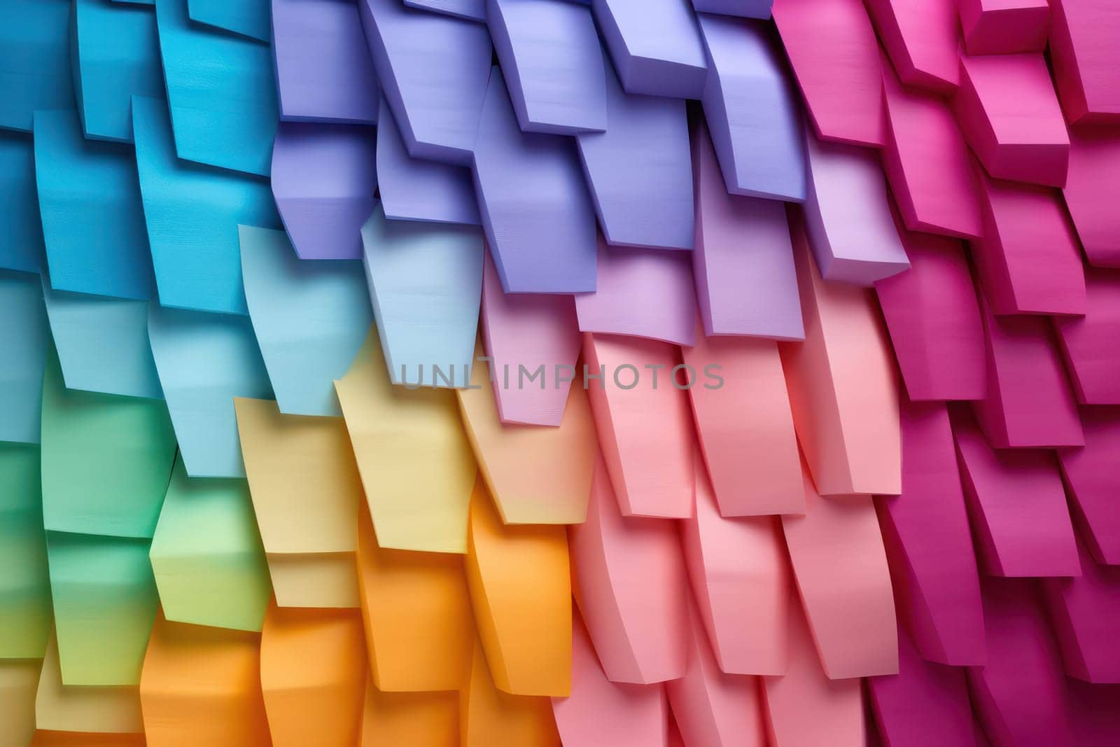 Abstract background with rainbow LGBTQ Genarative AI.