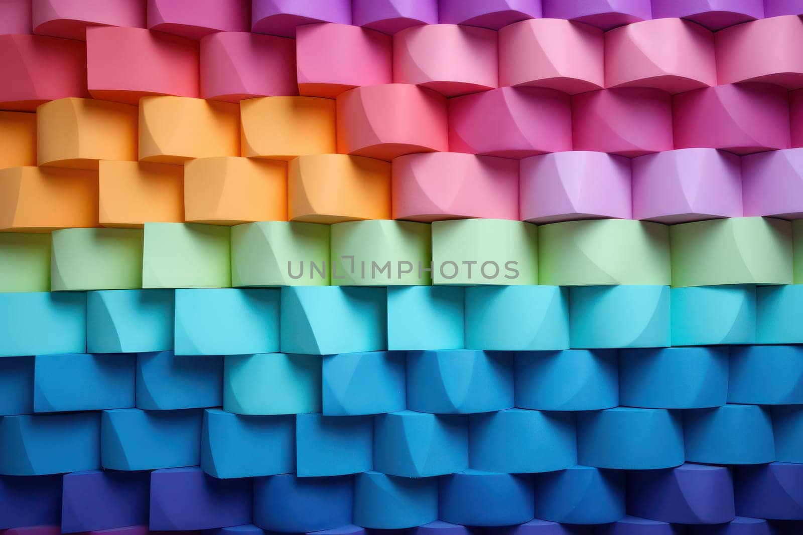 Abstract background with rainbow LGBTQ Genarative AI.