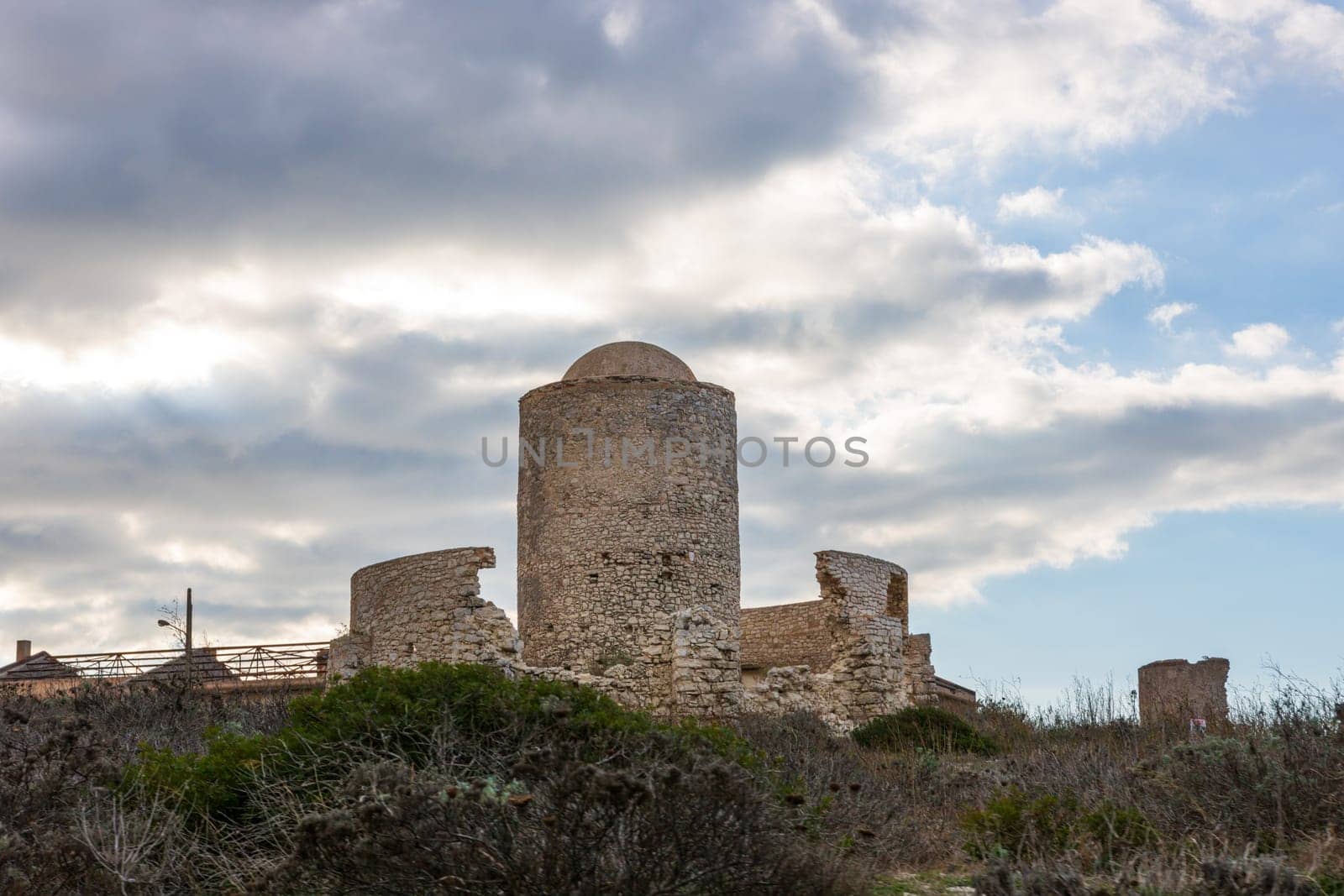 Bonifacio town, medieval citadel in Corsica Island, France